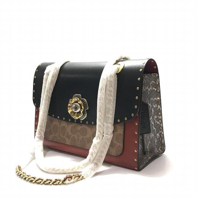 Coach 29416 Snature Rivets Ex Parker Black Multi