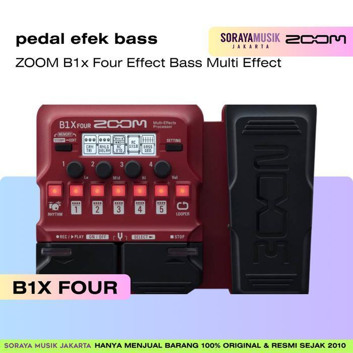 ZOOM B1x Four B1XFOUR B1-XFour Effect Bass Multi Effect