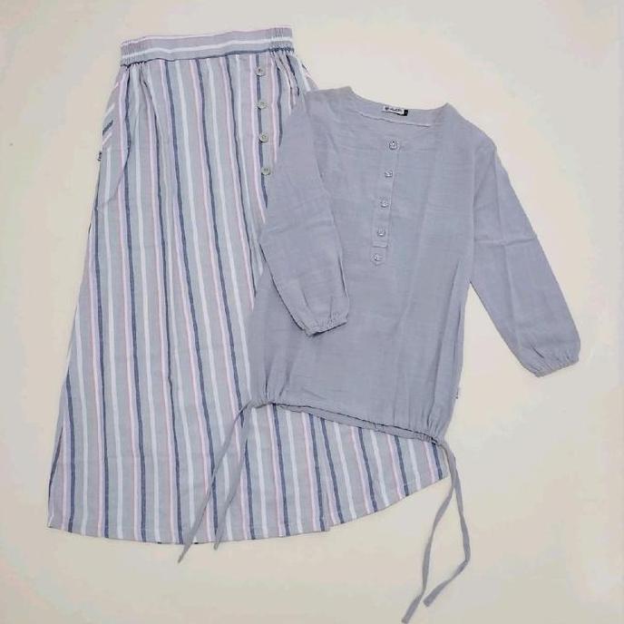 Oneset Rok & Blouse Allyzzia- Lilyana Lengan Panjang