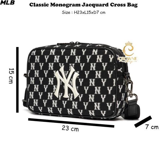 MLB jacquard monogram cross bag