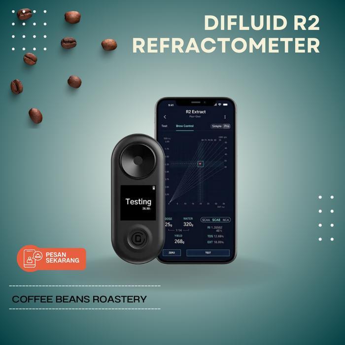 Difluid R2 Extract Coffee Refractometer Original Dan Terpercaya