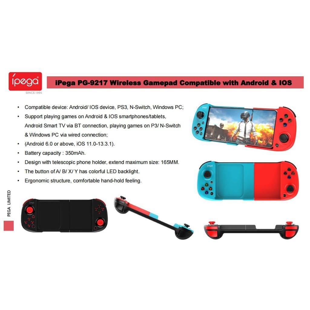 Ipega Gamepad Pg-9217 Wireless Gamepad Compatible With Android & Ios