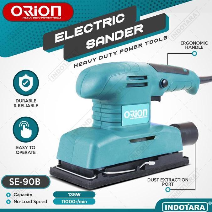 ELEKTRIK SANDER MESIN AMPLAS KAYU/MESIN AMPLAS TEMBOK - ORION SE-90B ORIGINAL DAN TERPERCAYA