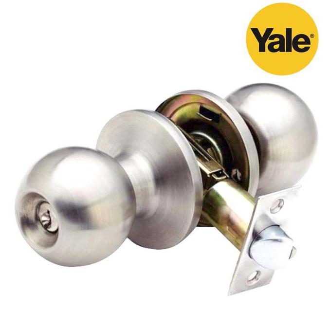 Yale Knob set kunci pintu kamar mandi dan ruang kerja VCA 5127 US 32 D