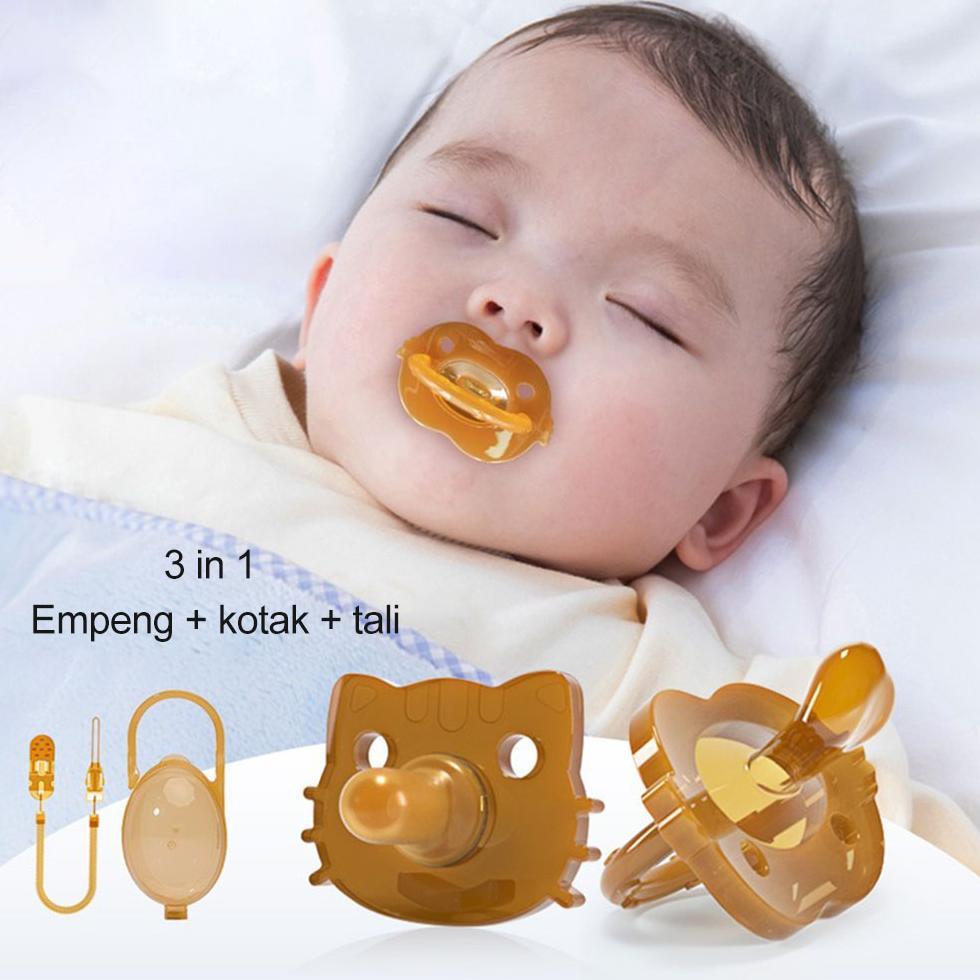 CUCI GUDANG AIKOKY Dot empeng bayi newborn/empeng bayi silikon lembut/kompeng bayi 0 6 bulan