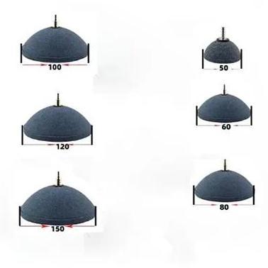 TERMURAH - Airstone keramik setengah bulat kolam ikan aquarium tank D=8cm || D=10cm || D=12cm || D=1