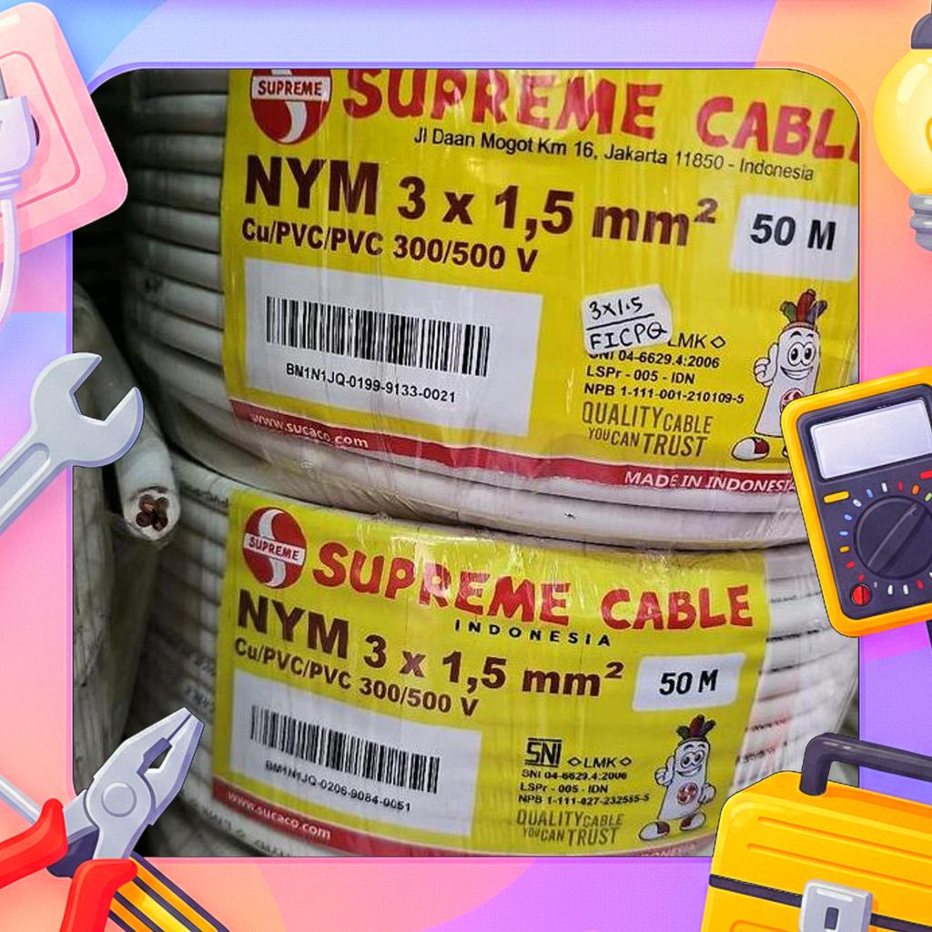 Kabel Nym 3X1.5Mm Supreme 50M