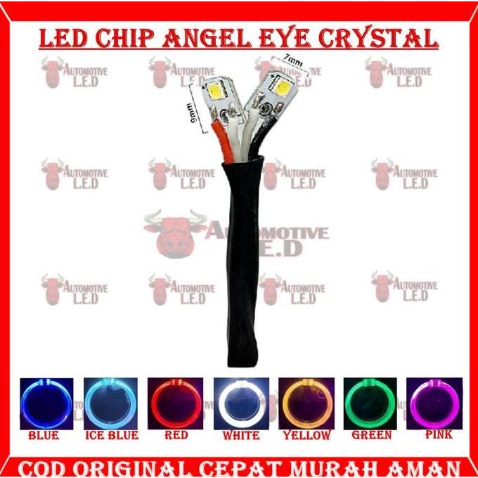 ORIGINAL LED CHIP RING KRISTAL LED CHIP ANGEL EYE KRISTAL SHROUD 2,5 INC DAN 3 INC LED RING LAMPU | 