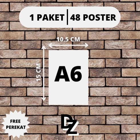 OFFICIAL` KUALITAS SUPER FLASH SALE Poster Dinding Aesthetic Isi 48 Poster 2025