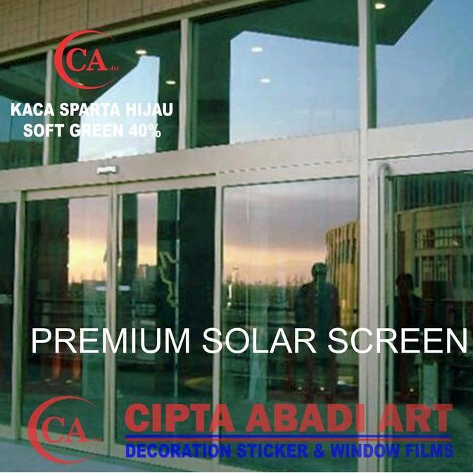 Promo KACA FILM SPARTA PREMIUM HIJAU SOFT GREEN SOLAR SCREEN Diskon