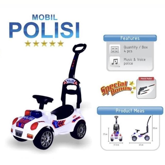 mobil dorong polisi / mobilan polisi Kode 832