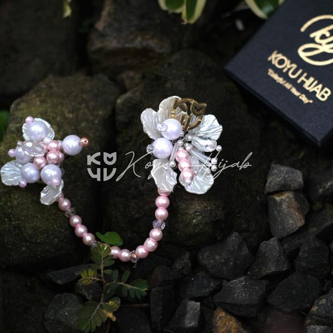 Tahan Lama Koyu Hijab Cassia Broonch Koyu