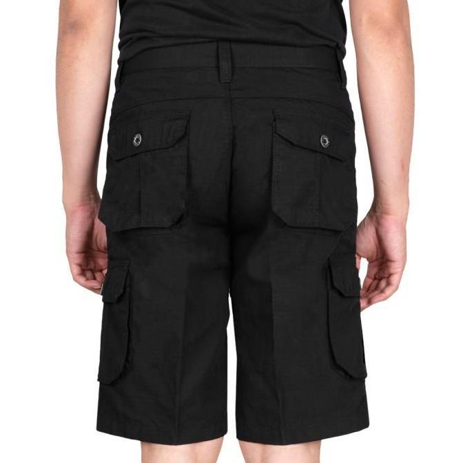 Murah Forester Clf 08436 Celana Pendek Cargo Shorts Pria Santai Distro Hitam Surfing Katun