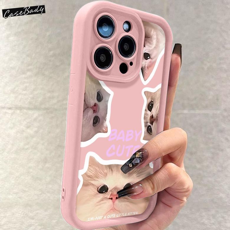 cuci gudang kucing bayi imut untuk case vivo y29 y91 y91c y02 y03 y03t y12 y12s y15 y15s y16 y17 y17