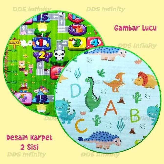 COD[DDSINFINITY] Karpet foam PE motif bolak balik | tikar karakter | tikar karpet Lantai