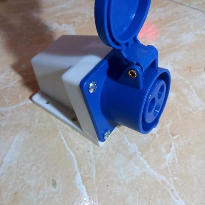 CALAVO Stop Kontak Socket Untuk Tuas Pemindah Listrik PLN Genset