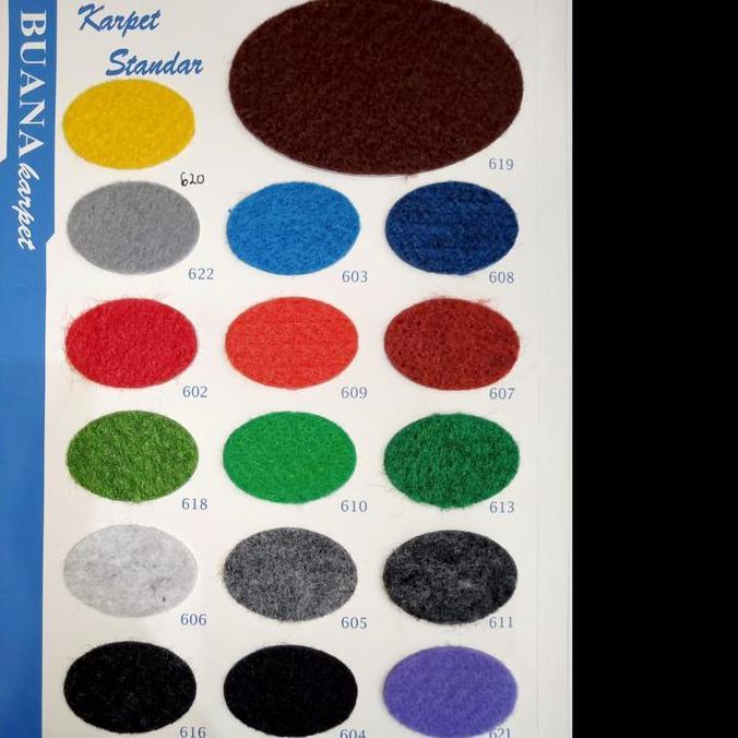 Karpet Planet Buana Bludru Polos Meteran 1x2 Meter Pameran/Wedding/Musholla/Masjid - Merah