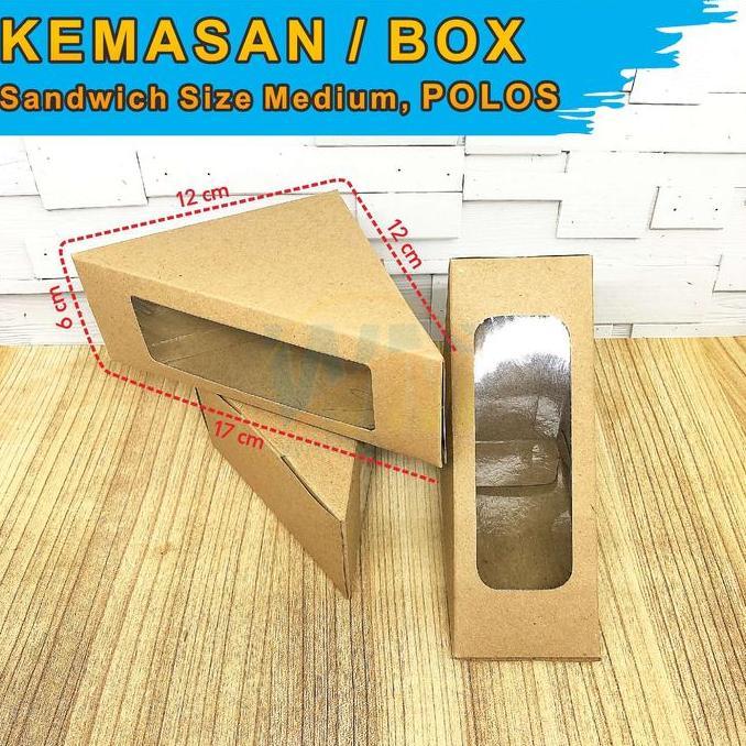 Kuekue- (Isi 50Pcs) Mika Sandwich Fruit / Mika Sandwich Buah / Sandwich Box Fruit Sando / Kemasan Sa