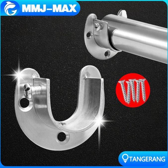 CALAVO 32MM Flange Fitting Pipa/Bracket Pipa Besi/Bracket Topi Pipa