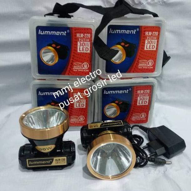Best- Senter Kepala 30 watt Lumment HLM 230 Headlamp putih