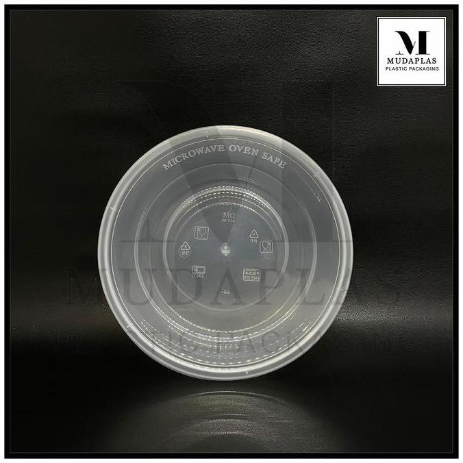 Tntgbox- Thinwall Round 650 Ml Bulat / Mangkok Plastik Dm Isi 25 Pcs 650Rou
