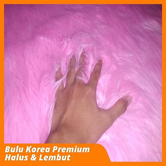 Alas Bulu Korea Aesthetic Bahan Kain Premium Lembut Untuk Karpet Kamar Tidur Background Foto Bayi Ne