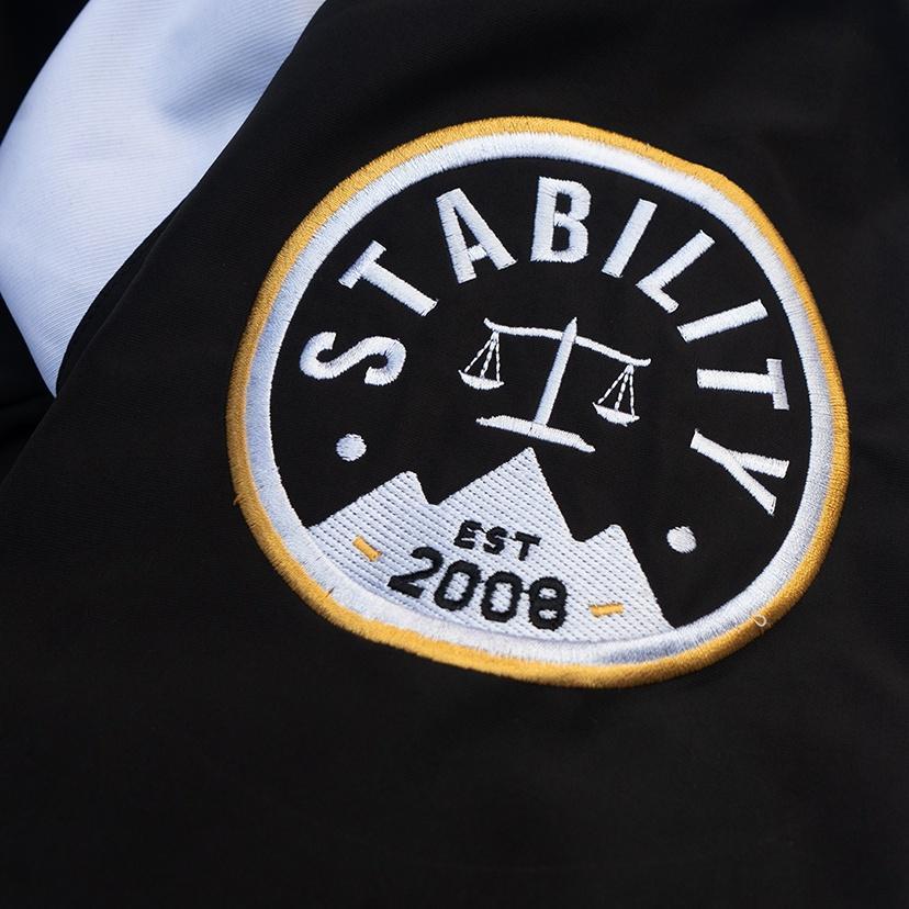 Miscast Varsity Jacket Vintage Chavez Hitam