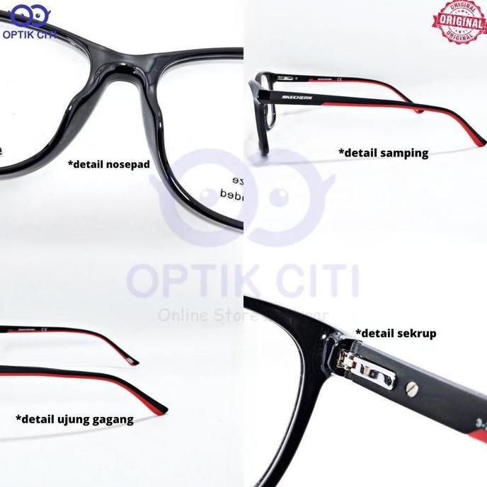 Frame Kacamata Pria Wanita Bulat Skechers SE 3273 Ringan Original