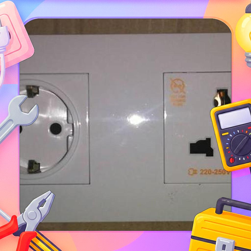 Stop Kontak 2Gang Schneider