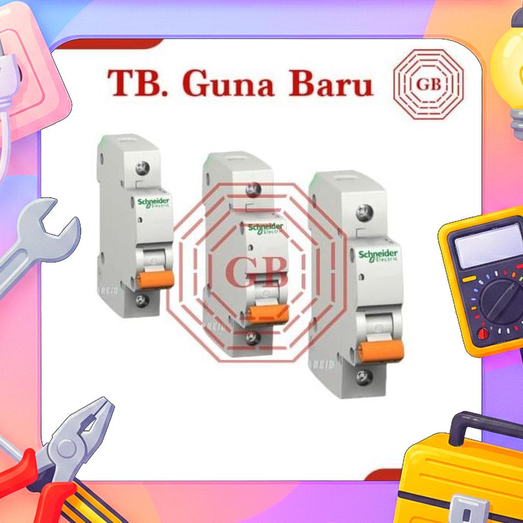 Mcb Schneider Schneider Electric New Domae Mcb 6 / 10 / 16 / 20 / 25 Ampere Original Sni