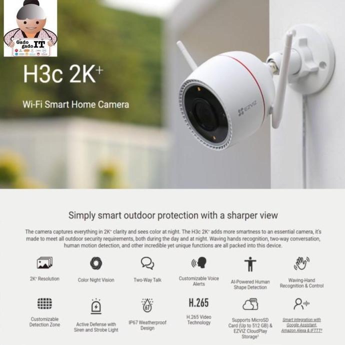 EZVIZ C3W IP CAMERA OUTDOOR WIRELESS KAMERA CCTV WIFI WATERPROOF
