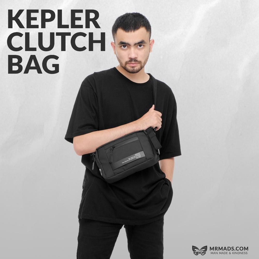 GARANSI` MR MADS - TAS SELEMPANG PRIA "KEPLER" CLUTCH BAG - SLING BAG WATERPROOF