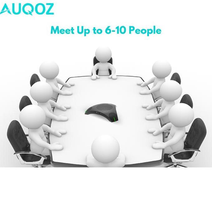 Musiq- Auqoz Trio Meeting Conference Mic / Microphone Zoom Meet Speakerphone
