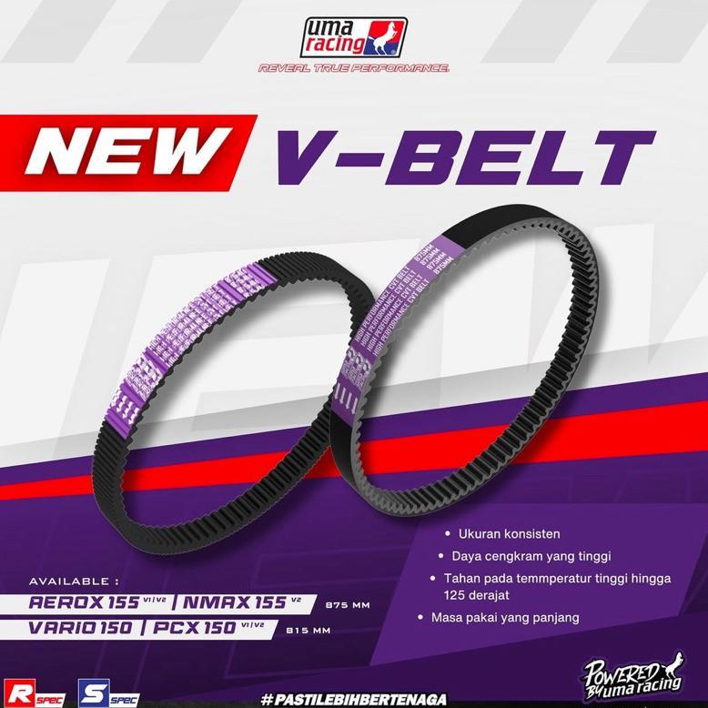 V-Belt Vanbelt V belt Uma Racing Vario 125/150 Pcx 150 Pcx 160 Nmax New Aerox New Aerox Old