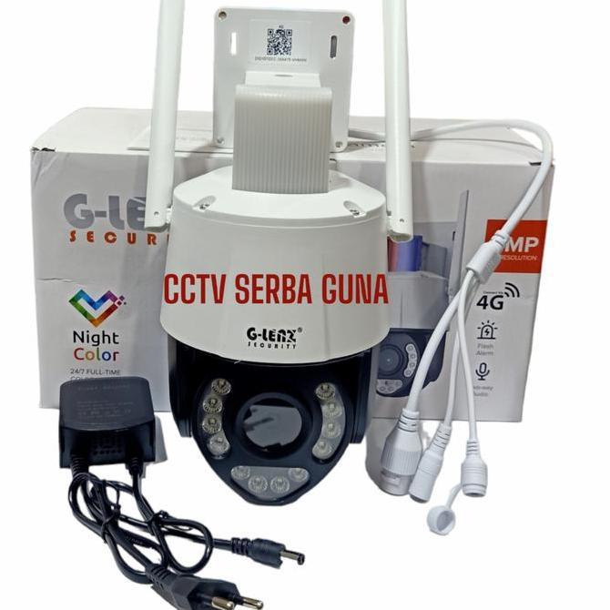 GLENZ CCTV TANPA WIFI SIM CARD 4G PTZ CAMERA GWIP 2300 (3MP)