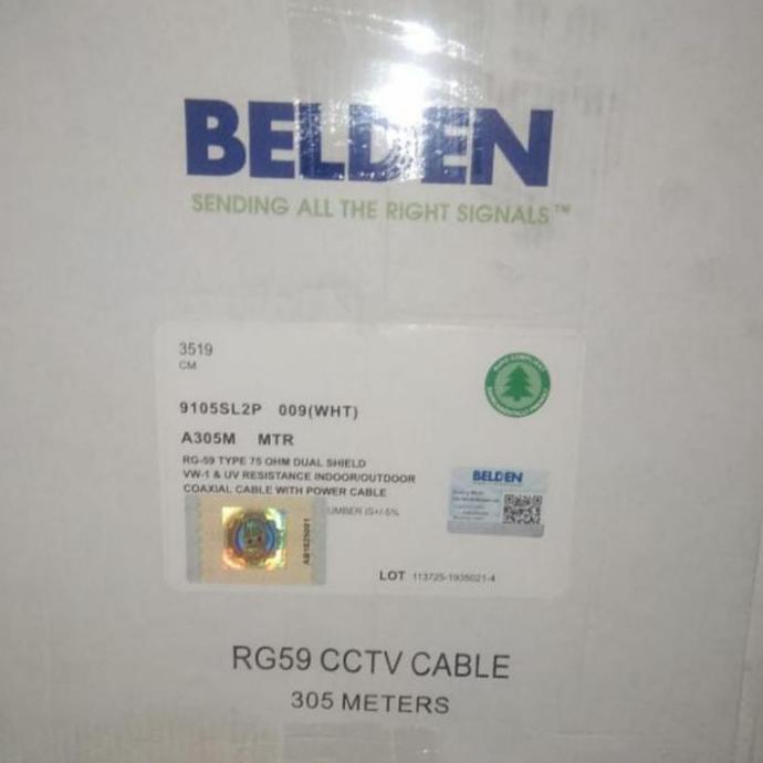 KABEL CCTV + POWER RG59 BELDEN / BELDEN RG59 CCTV + POWER