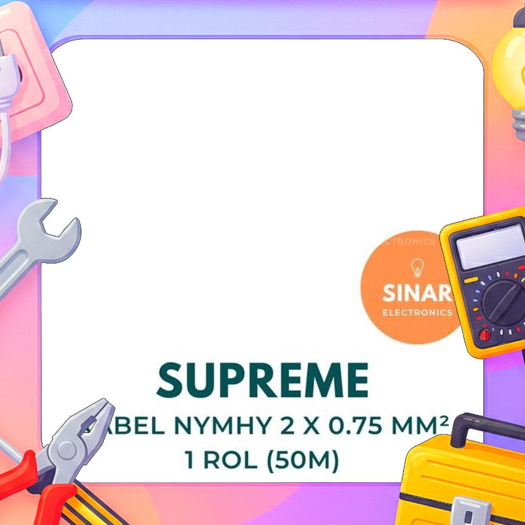 Kabel Nymhy 2X0,75 Mm2 Supreme 1 Rol 50 Meter