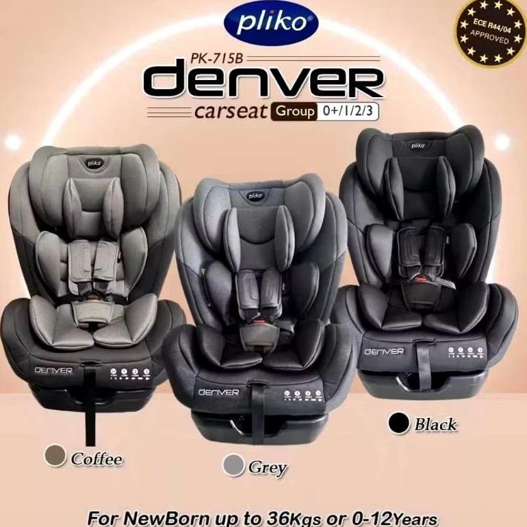Carseat Pliko Denver PK-715 B / Kursi Mobil Bayi