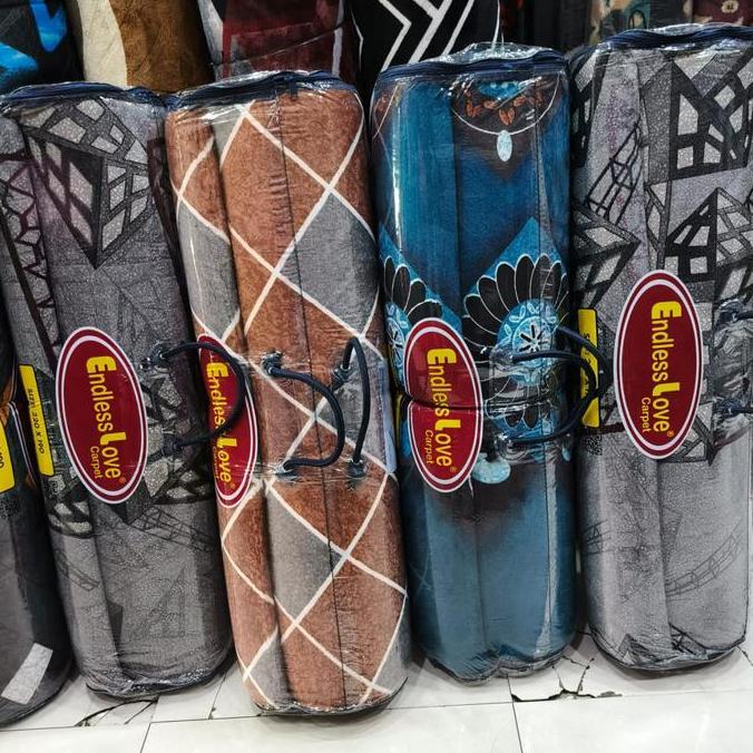 ENDLESS LOVE 190x270+Tas / Karpet Busa Malaysia Extra Tebal 23mm ukuran Jumbo 1,90x2,70 meter