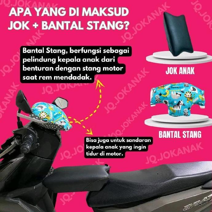 Jok Boncengan Anak Dengan Sandaran Motor Mio J Kursi Dudukan Anak Motor Matic Bayi