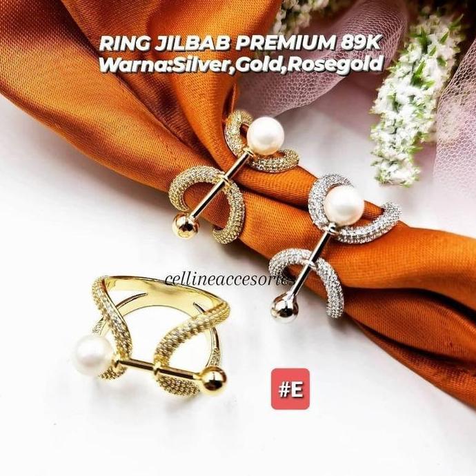 BROS CINCIN BROS RING WANITA JILBAB RING HIJAB ZIRCON PREMIUM
