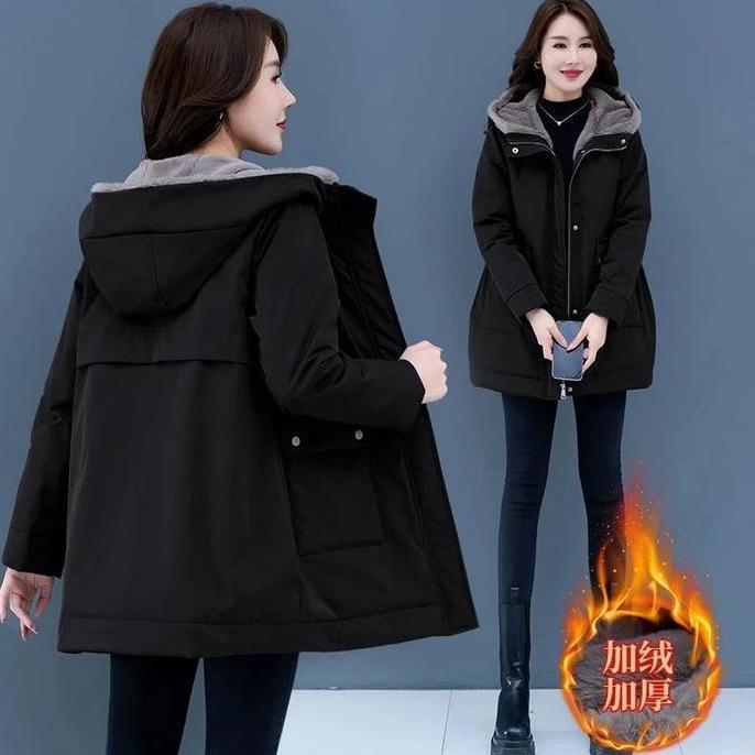 Jacket Bulu Wanita Jacket Winter tebal Jacket musim dingin