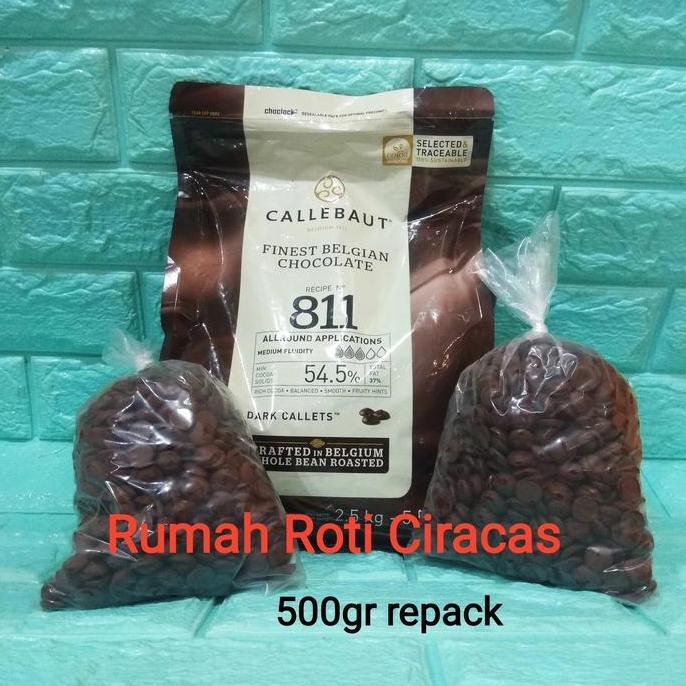Sale Callebaut 811 Dark 500 Gr 54% Chocolate Couverture Repack 500Gr