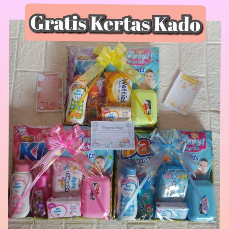 Sale Kado Bayi Baru Lahir/Hampers Bayi Baru Lahir/Parsel Bayi Baru Lahir/Sabun Peralatan Mandi Bayi