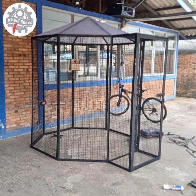 ORIGINAL Kandang Besar Ternak Koloni Aviary Besi Burung Jalak Murai Beo READY STOCK