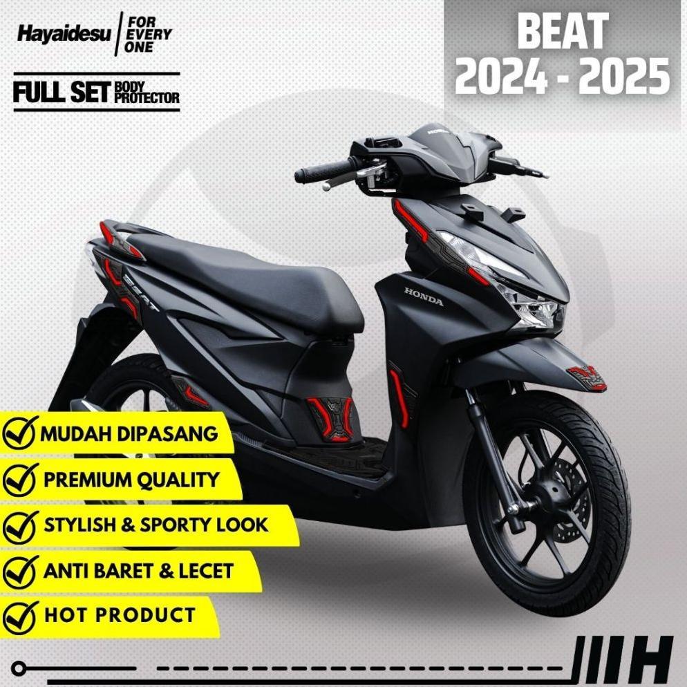 Honda BEAT 2024-2025 Pelindung Body Motor Full Set Cover HAYAIDESU