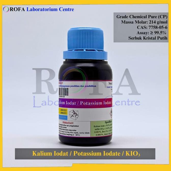 TERMURAH - Kalium Iodat / Potassium Iodate / Yodium / KIO3 CP 25 Gram