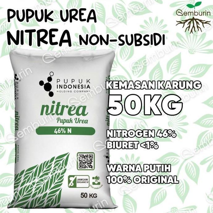 TERMURAH - Pupuk Urea Nitrea KARUNG 50KG ASLI PABRIK Non-Subsidi / Nitrogen 46% Pupuk Kujang / Asli 