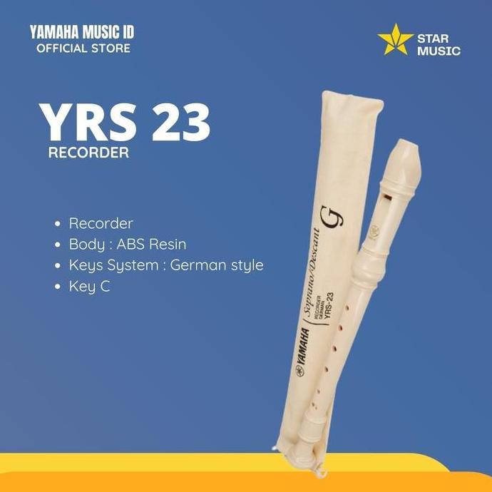 Lengkap- Recorder Yamaha Yrs 23/Recorder Yrs 23