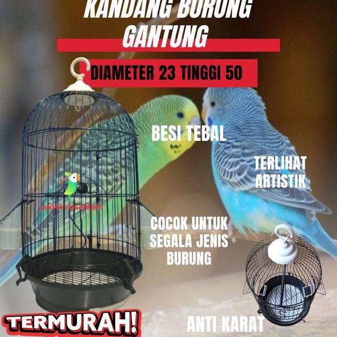 DISKON SANGKAR S100 - Kandang Sangkar Rumah Hewan Burung Pleci Murai Lovebird Mini READY STOCK